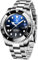 Pagani Design Mechanische Automatikuhr für Herren PD1661, nh35 Uhrwerk, Saphirglas, Edelstahl, 40mm (Blau Schwarz)