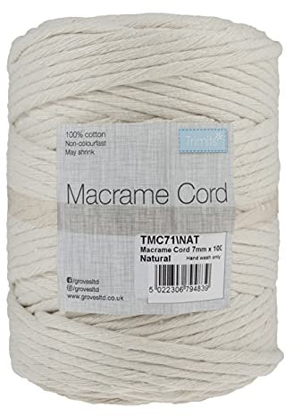 Cordon Macramé Trimits, Naturelle, 7mm