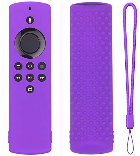 KERDEJAR For Amazon Fire TV Stick Lite Remote Silicone Case Protective Cover Skin Remote control protection Silicone Cover