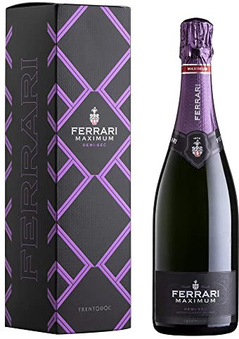 Ferrari MAXIMUM Demi Sec Trentodoc CON ASTUCCIO [ 1 bottiglia x 750 ml ]
