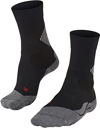 FALKE Unisex Socken 4 GRIP Stabilizing U So Funktionsmaterial für maximalen Speed 1 Paar, Schwarz Black 3019, 35-36