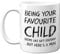Mug « Best Mum & Dad » – Cadeau amusant pour Noël, anniversaire, Saint-Valentin, fête des pères, fête des mères, fête des enfants, passe au lave-vaisselle
