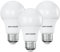 paul russells LED GLS Light Edison Screw ES, 60w Equivalent, 8watt 806LM LED Bulbs, 2700K Warm White Lamp, Classic Frosted A60 Standard E27 Energy Saving Non-Dimmable Large Globe Lightbulb, 3 Pack