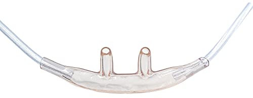 Soft Latex Free Nasal Cannula Inc. 7 Ft Tubing for Oxygen Soft Material Perfect for Long-Term Oxygen Patients | Soft, Pliable, Stretchable tubing Curves Around The Cheeks and Ears