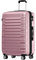 BEIBYE Zwillingsrollen Reisekoffer Koffer Trolleys Hartschale M-L-XL-Set (Rosa, L)