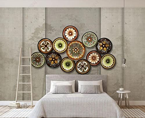 Papel Pintado Patrón De Madera De La Vendimia Fotomurales 3D Papel Tapiz Tv Fondo Pared Moderno Dormitorio Murales