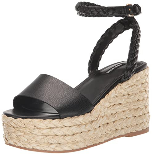 NINE WEST Damen Keily Keilsandale, Schwarz 001, 41.5 EU