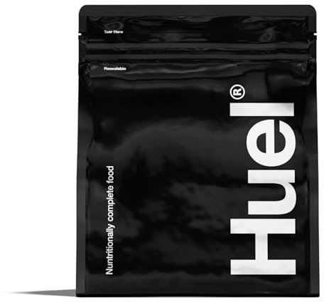 Huel Black Edition High Protein Complete Meal Replacement, 17 Meals, Coffee Caramel Flavour, 40g of Protein Per Serving, Ready Meals, Vegan Protein Powder, Gluten-Free, Non-GMO
