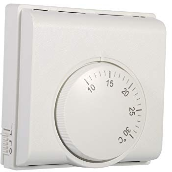 Qiilu Thermostat Zifferblatt 9 × 9 × 5 220 V Raum Mechanische Temperatur Controller Thermostat Schalter Für Zentrale Klimaanlage Neue