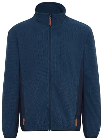 NORTH BEND NBHelgo Herren Midlayer Fleece-Pullover Zip-Jacke