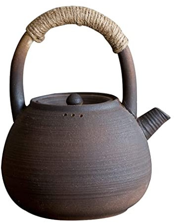 HALAHAI Tetera Hierro Fundido Japonesa Tetera de Porcelana de cerámica China de 1200 ml para Tetera casera Que se Puede Calentar con una Estufa de cerámica eléctrica. Tetera Japonesa Hierro