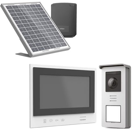 Thomson - Visiophone Solaire et sans fil simple à installer avec écran nomade - Thomson Air