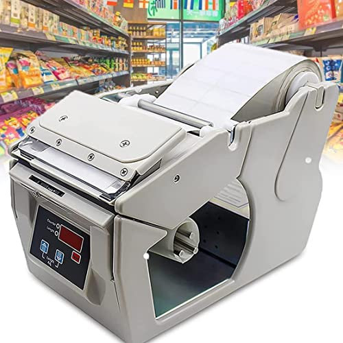 CYMYYDS Dispensador Automático De Etiquetas 110 V/220 V Máquina Separadora De Etiquetas Portátil, para Varios Tamaños De Etiquetas De Botellas, Conteo Automático 0-999999,X-130