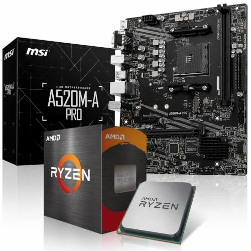 Aufrüst-Kit Bundle Ryzen 5 5600GT Prozessor, 32 GB DDR4, A520M-A Pro Mainboard (zusammengebaut inkl. Bios Update + Funktionskontrolle)