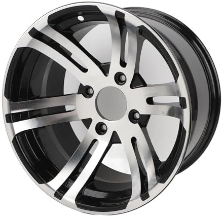 ATV Felgen, 14-Zoll-Radnabe aus Aluminiumlegierung für ATV-Gokarts, Verbesserte Fahrleistung, Einfache Bedienung, ATV-Aluminiumlegierungsfelge für Rad-ATVs, Go-Karts