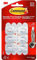 AMK® Command White Plastic Damage Free Mini Adhesive Hanging Hooks Wall Door Hook Hold up to 225g Pack of 6