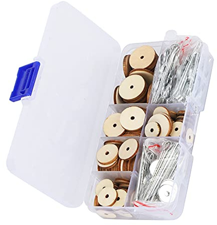 Sonew Premium DIY Bastel-Puppengelenke-Set mit Beweglichen Bolzen, Teddybären-Herstellungszubehör, Ideal für Spielzeug-Zubehör-Bastelarbeiten, mit Aufbewahrungsbox – 50er-Set