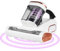 ERYUE nettoyeur de matelas,Aspirateur de lit Aspirateur de matelas avec lumière violette Aspiration 8,5 KPa Filtre HEPA Affichage LED Nettoyeur en profondeur portable Aspirateur sans fil nettoie effic