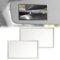 2PCS Auto Sun Visor HD Makeup Mirror, Sun Visor Mirrors, Self-Adhesive Car Vanity Mirror, Universal Car Interior Cosmetic Mirrors(15×8cm/11×6.5cm)