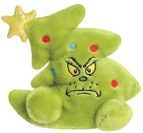 Aurora, 15297, Palm Pals Grinch Tree 5In, Soft Toy, Green