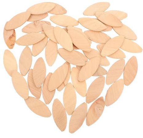 Homoyoyo 100 Stück Holzbrett-spleißzapfen Holzbearbeitungsplatte Zubehör Für Holztischler Hartholzkekse Keks Kekse Anschlussplatine Holzkekse Für Die Holzbearbeitung Keksverbindungswerkzeug