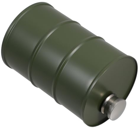 COLLBATH Tragbare Edelstahlflasche 750ml Auslaufsicher und Einzigartig Geformt für Sommerferien Camping und Outdoor Aktivitäten