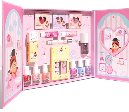 Miss Nella Makeup and nail polish Gifgt Box (Sparkle & Glow)