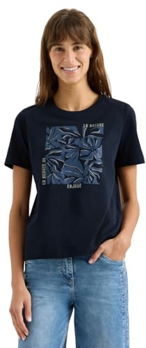 Damen T-Shirt mit Rundhals und Frontprint