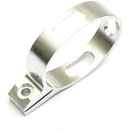 Pit Dirt Bike Alloy OVAL EXHAUST BRACKET Clamp 110cc 125cc 140cc 87mm Diameter