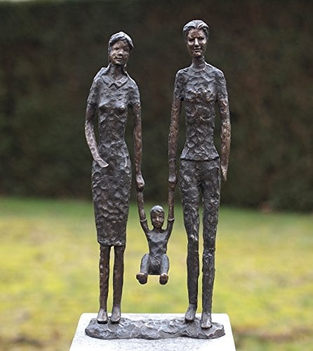 H. Packmor GmbH Bronzefigur Einer Familie im Modernen Stil