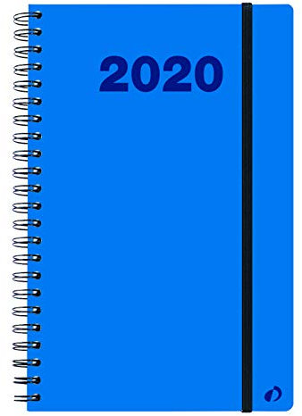 Quo Vadis Oslo President, 2110 Terminkalender Wochenansicht mit elastisch Jahr 2018 21 x 27 cm, blau