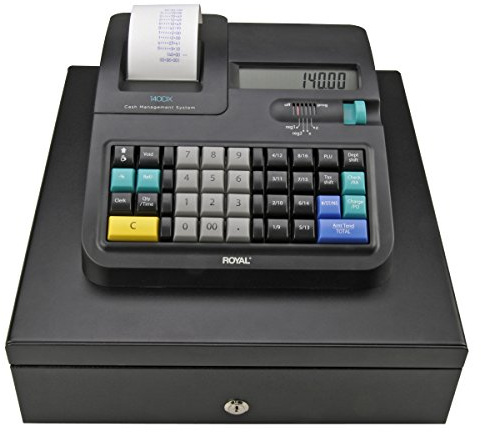 Royal 140DX Electronic Cash Register, Black