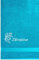 Lashuma Linz Frottiertuch mit Sternzeichen Skorpion Stickerei, Wellness Strandtuch 70x200 cm, Aquamarin Blau