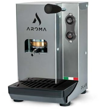 Aroma Plus+ Espressomaschine Kaffeepads ESE 44 (Silver)