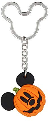Mickey Mouse Pumpkin Icon Ball Key Ring