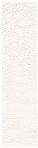 Safavieh Flokati Shag Collection FLK950B Runner, 2' 3 x 10', Ivory