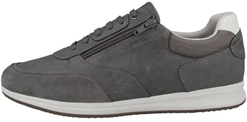 Geox U Avery B, Sneakers Uomo, Grigio B0pt22, 45 EU