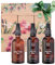 Bionoble Coffret Beauté Femme 3x100ml - Gel Aloe Vera, Huile de Ricin et Huile de Jojoba Bio - Soins pour le visage, le corps et les cheveux - Coffret Cadeau Femme