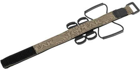 Topeak Unisex – Erwachsene Elementa Strap Satteltasche mit Klettverschluss, Braun, M