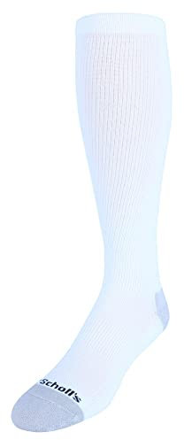 Dr. Scholl's Kompressionsstrümpfe für Herren, über die Wade, 1 Paar, weiß, Einheitsgröße