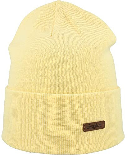 Eisglut Strickmütze Tonio Cotton Made in Germany, vanille
