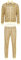 Lonsdale Herren Seabrook Tracksuit, Yellow/Brown/Ecru, L