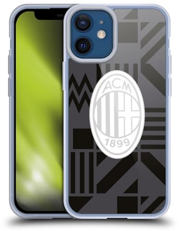 Head Case Designs Licenciado Oficialmente AC Milan Kit Previo Al Partido 2022/23 Caso Funda de Gel Suave Compatible con Apple iPhone 12 Mini