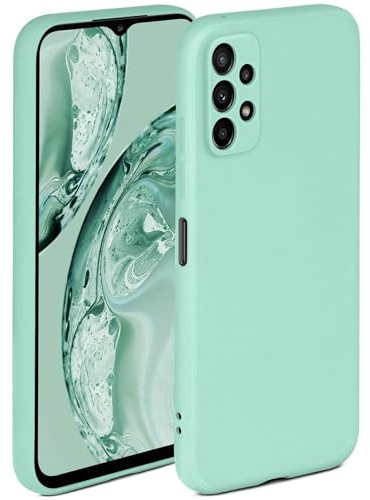 ONEFLOW Soft Case für Samsung Galaxy A23 5G Hülle aus Silikon mit Kameraschutz, Silikonhülle mit erhöhtem Schutz fürs Display, Backcover Schutzhülle, weiche Handyhülle, Mint