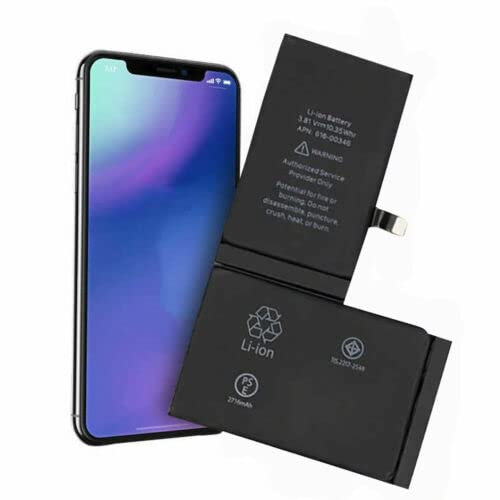 TRONYX Replacement Battery compatible with iPhone X | Capacity 2716 mAh | Battery without Charge Cycles | 24 Months Guarantee. Battery for iPhone X