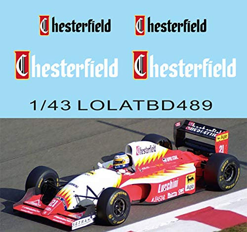 Generisch 1/43 Waterslide Decals für LOLA T93/30 1993 Luca Badoer TB Decal TBD489