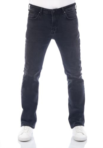 LTB Herren Jeans Hose PaulX Straight Fit Jeanshose Basic Baumwolle Denim Stretch Schwarz w28 w29 w30 w31 w32 w33 w34 w36 w38 w40, Farbvariante:Wolf Black Wash (54914), Größe:31W / 32L