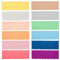 PH PandaHall 22 Yards 3-7/8 Inch Fringe Trim Tassel Sewing Trim, 12 Colors Lace Polyerter Fiber Tassel Macrame Lace Ribbon for DIY Craft Home Accessory Lamp Shade Clothing Decor