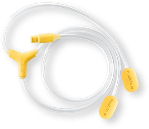 Medela Hands-Free Collection Cup Replacement Tube, Designed for Freestyle Hands Free, Freestyle Flex & Swing Maxi Breast Pump, Genuine Spare Parts, Clear, 1 Set
