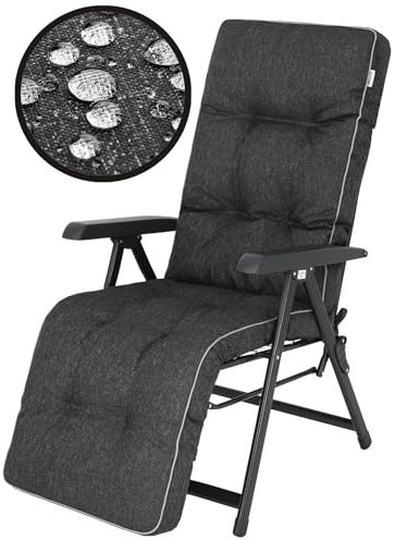 Sales Core Bankauflage für Gartenmöbel |Schwarz - 160 x 50 x 8 cm| Sitzkissen Sets Outdoor Palettenkissen Hollywoodschaukel fur Balkonmöbel Stuhlauflage Gartenschaukelkisse Sitzunterlage Bankkissen